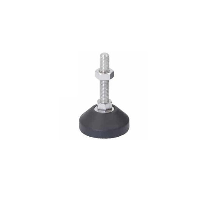 1114547 | MLM-160M-120-NYCZNE (PK-4) --- Levelling Studded Mounts - M16 - 16x2mm - 60x35 mm Light Duty - Steel Mount