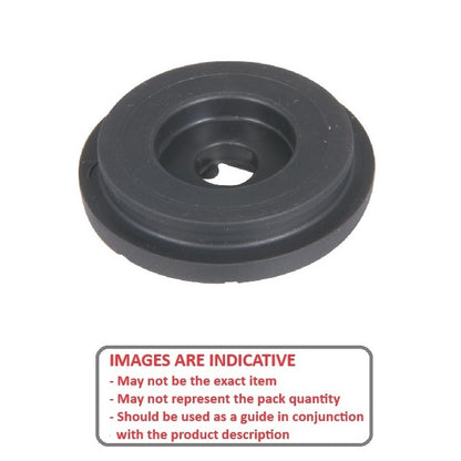 1153308 | MLP-0040-CR (Each) --- Levelling Cover Pads Mounts - 39.9 mm - 3.05 - - - Neoprene Rubber Mount