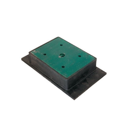 Rectangular 4 Bolt Mounts - 4535.9 Kg - 263.53x180.98 mm - Steel and Neoprene