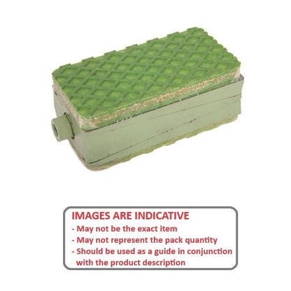 1227737 | MW-1588 (Each) --- Wedge Mounts - 1587.6 Kg - 203.2x95.25 mm Light Duty - Steel Mount