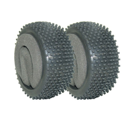 1229607 | MV3693S-ME (PK-2) --- Great Vigor Parts Hobby - Tyres Cage Buggy GP and BL - Square Block Tyres With Foam
