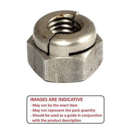 1041705 | NT025M-AE-S4 (PK-10) --- Aerotight Nuts - M2.5 - 2.5x0.45mm - 0.450 mm / 56.44 TPI 2.97 mm - Stainless Steel 303/304 Similar to A2, 18-8 HRB80 Nut