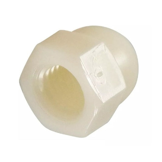 Dome Nuts - M4 -4x0.7mm- Nylon -Zytel 101- 8 mm