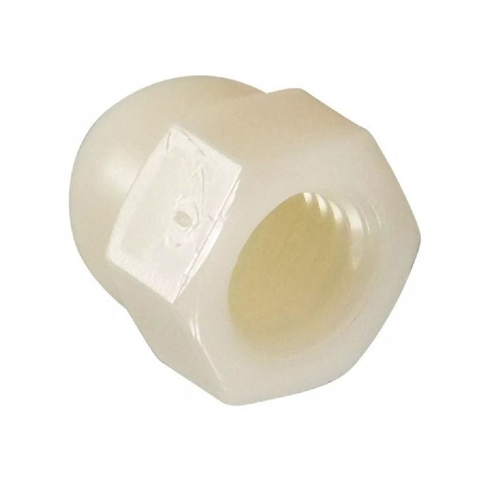 1064889 | NT060M-DM-NY (PK-40) --- Dome Nuts - M6 - 6x1mm - Nylon - Zytel 101 - - - Nut