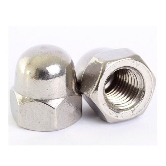 Dome Nuts - 3/4-10 UNC -19.05mm- 304 Stainless 34.92 mm
