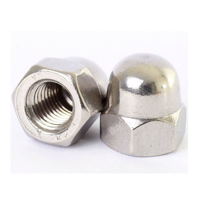 1128735 | NT220M-DM-S4 (Each) --- Dome Nuts - M22 - 22x2.5mm - 304 Stainless 39 mm Nut