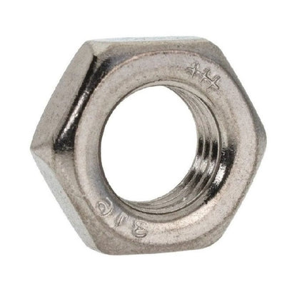 1060150 | NT050M-HH-S4 (PK-50) --- Hexagonal Nuts - M5 - 5x0.8mm - 2.45x8 mm Half - Stainless Steel 304 Similar to A2, 18-8 HRB80 Nut