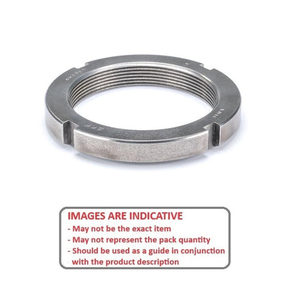 Dado di bloccaggio M70 mm - Acciaio per cuscinetti - Serie AN-KM - MBA (confezione da 1)