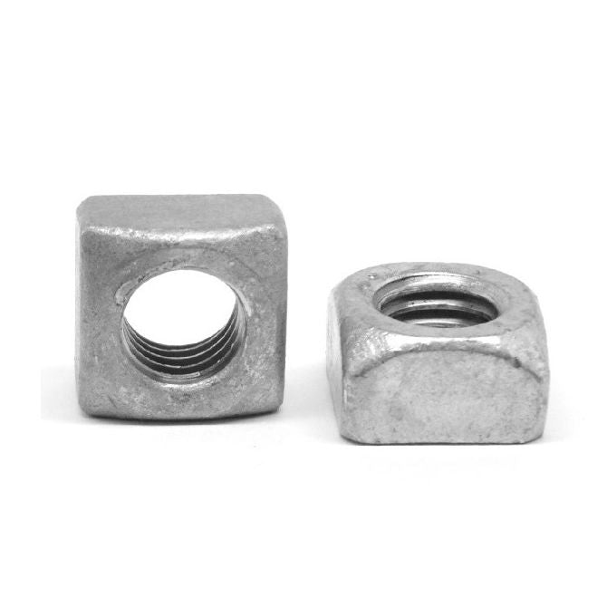 1055100 | NT042C-SQ-CZ (PK-100) --- Square Machine Screw Nuts - 8-32 UNC - 4.17mm - 12.294x3.3 mm