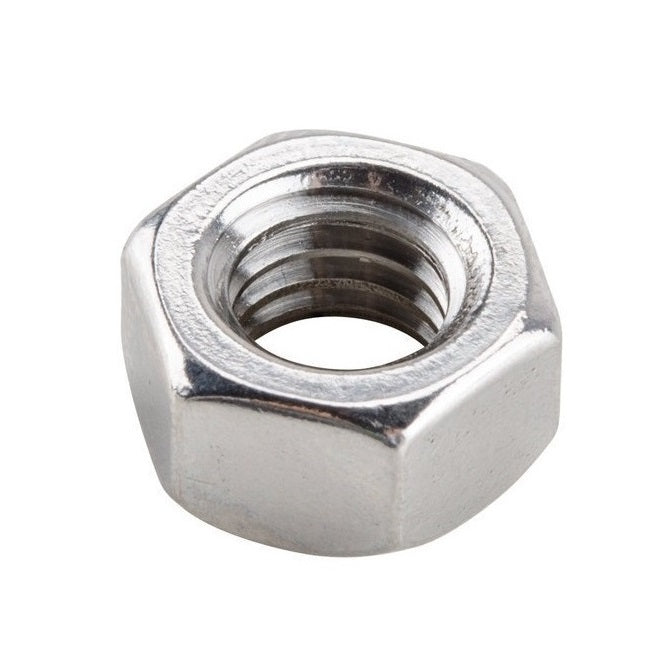 Hexagonal Nuts - 10-24 UNC -4.76mm- 6.35x9.3 mm - Stainless Steel 316 Similar to A4, 18-10 