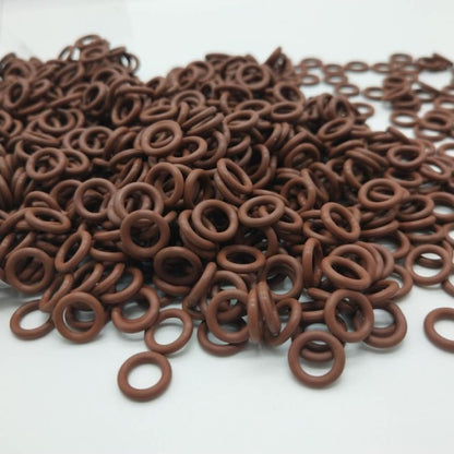 Fluoroelastomer Bulk O-Rings - 25x3.5 mm - Brown Fluoroelastomer - Fluoroelastomer O-Ring