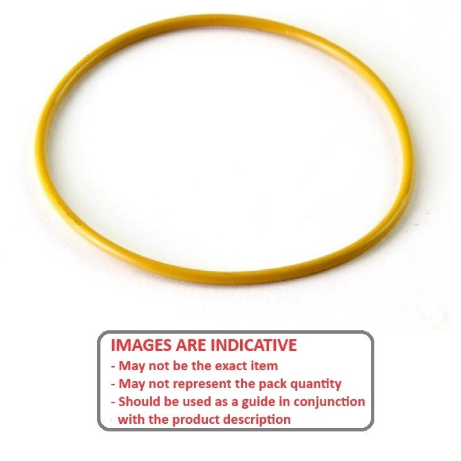 1162336 | OR-04087-353-S70-223-Y (Pack of 20)  --- Silicone Rubber Packs O-Rings - 40.87x3.53 mm - Yellow - Silicone Rubber O-Ring