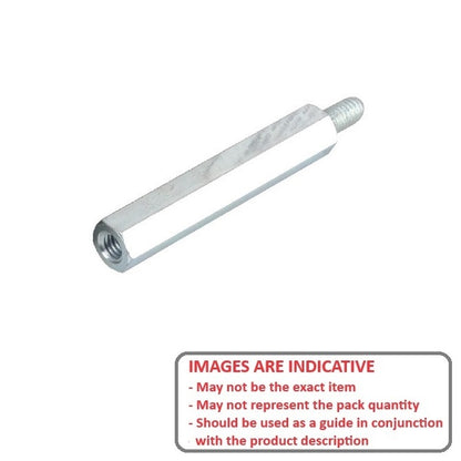 1055067 | SHX-TP-0417C-06-035-A (PK-527) --- Threaded Pillars - 8-32 UNC - 4.17mm - 9.53x25.4 mm - Aluminium Pillar