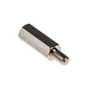 Threaded Pillars - 6-32 UNC - 3.5mm - 6.35x19.05 mm - Stainless Steel 303 Similar to A2, 304, 18-8 Pillar