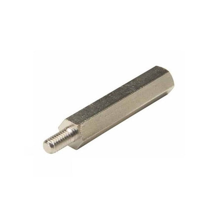 1040697 | SHX-TP-0250-05-011-BZ (PK-10) --- Threaded Pillars - M2.5 - 2.5x0.45mm - 6x5 mm - Brass Pillar