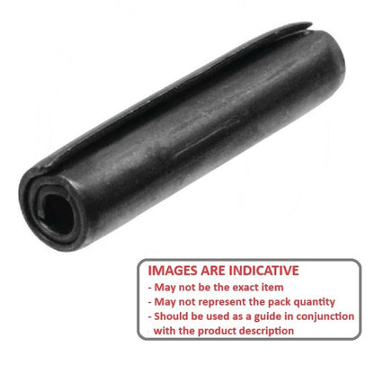 1063247 | PSP-050-040-C (PK-500) --- Coiled Pins - 5x40 - 5.00 - 5.12 - High Carbon Steel Pin