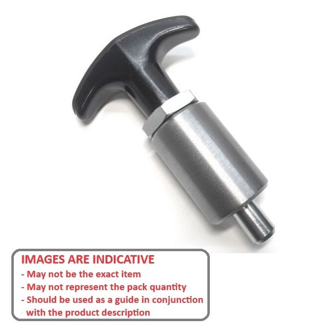 1110182 | BSD-70LORS (Each) --- Pull Pins - 15.875x14.288x57.15 mm Tee Handle - Steel Pin