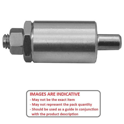 1086025 | BSD-80RS (Each) --- Pull Pins - 9.525x14.288x38.1 mm Threaded End - Steel Pin