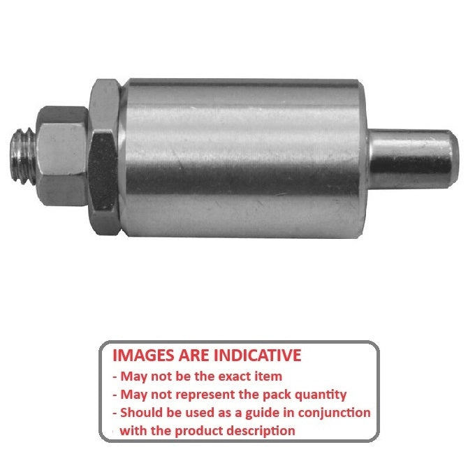 1110175 | BSD-95ALRS (Each) --- Pull Pins - 15.875x14.288x57.15 mm Threaded End - Aluminium and Steel Pin