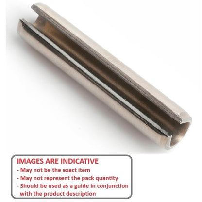 Goupille à rouleau 6 x 24 mm - Inox 304 - DIN1481 / ISO8752 - Standard - MBA (Pack de 5)