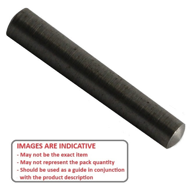 Goupille Conique 2,78 x 19,05 x 2,37 mm - Acier Carbone - 2,37 mm - Petite Extrémité - Réf Pin 4/0 - MBA (Pack de 5)