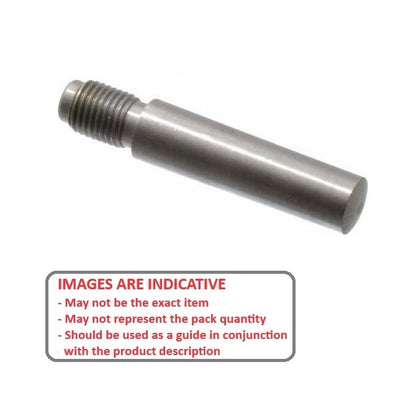 1103422 | TP-127-0762-S4-EE (Each) --- Taper Imperial Pins - 12.7x76.2x11.11 mm Extractable - Stainless Steel 304 Similar to A2, 18-8 HRB80 Pin