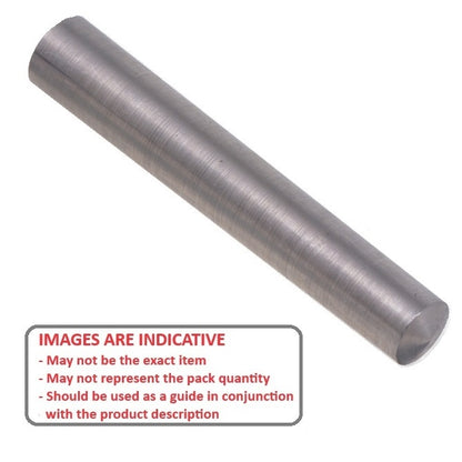 1040101 | TPM-0200-04000-4 (Each) --- Taper Metric Pins - 2x40x2.8 mm - Stainless Steel 304 Similar to A2, 18-8 HRB80 Pin