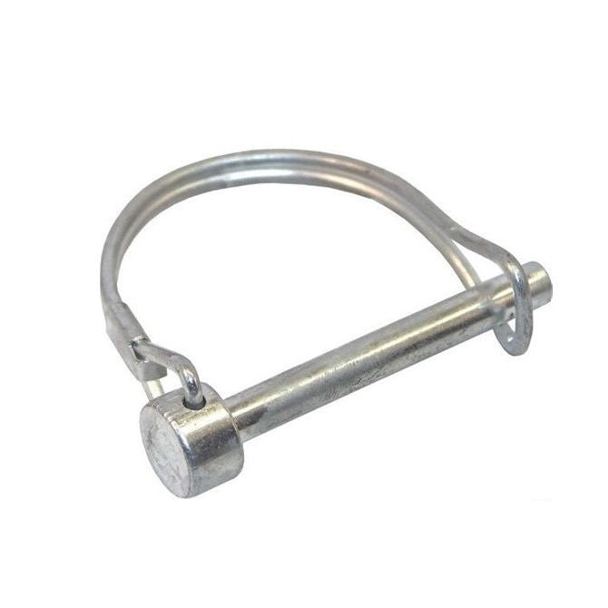1088160 | LYP-R2-095-038-CZ (PK-4) --- Wire Lock Lynch Pins - 9.53x38.1x2.3 mm Double Wire - Carbon Steel Spring Wire Zinc Plated Pin