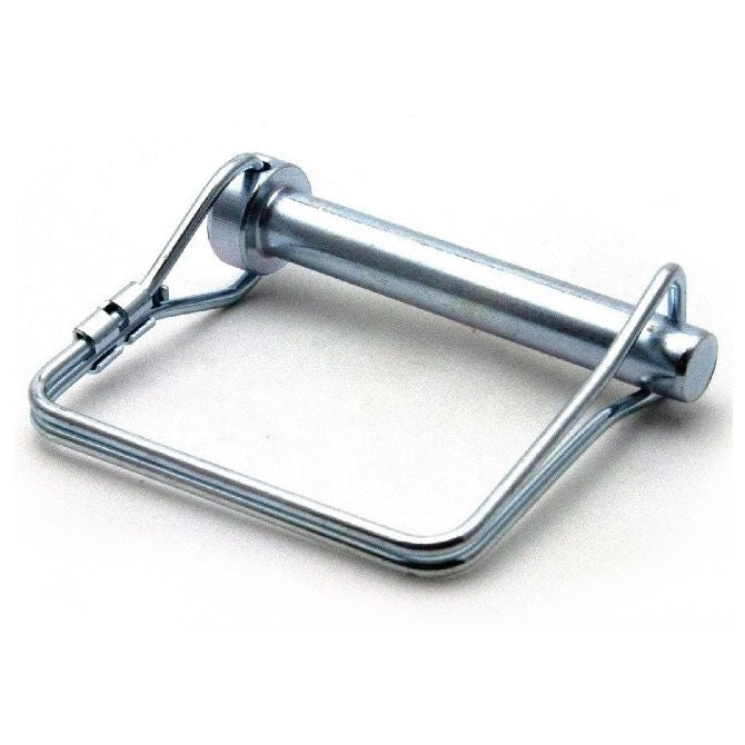 1088605 | LYP-Q2-095-057-CZ (PK-4) --- Wire Lock Lynch Pins - 9.53x57.15x2.3 mm Double Wire - Carbon Steel Spring Wire Zinc Plated Pin