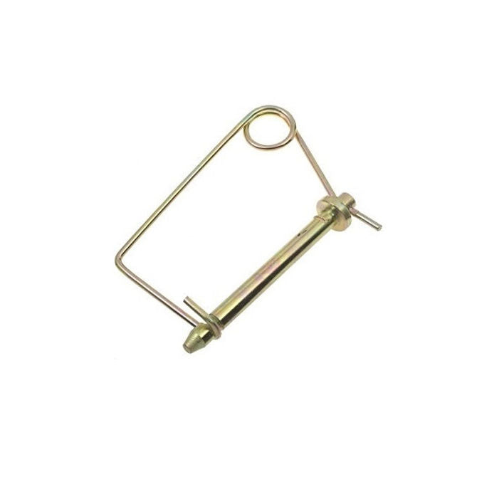 1088777 | LYP-T1-095-102-CZ (PK-2) --- Wire Lock Lynch Pins - 9.53x101.6x2.3 mm Single Wire - Carbon Steel Spring Wire Zinc Plated Pin