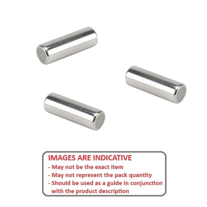 1039598 | RLR-0200-1000-ST-F (PK-50) --- Steel Rollers - 2x10 mm - 63 - 66 - Chrome Steel SAE 52100 Roller