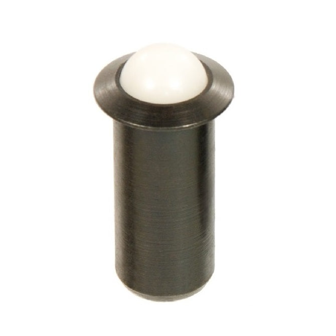 Ball Push Fit Plungers - 3.18x6.4 mm - 3.3 N Steel Body - Nylon Polyamide 6/6 