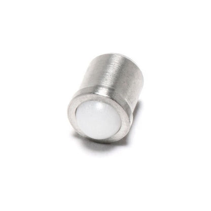 1050751 | PLBP-040-050-SP-007 (PK-50) --- Ball Push Fit Plungers - 4x5 mm - 3 N Stainless Body - Plastic Plunger