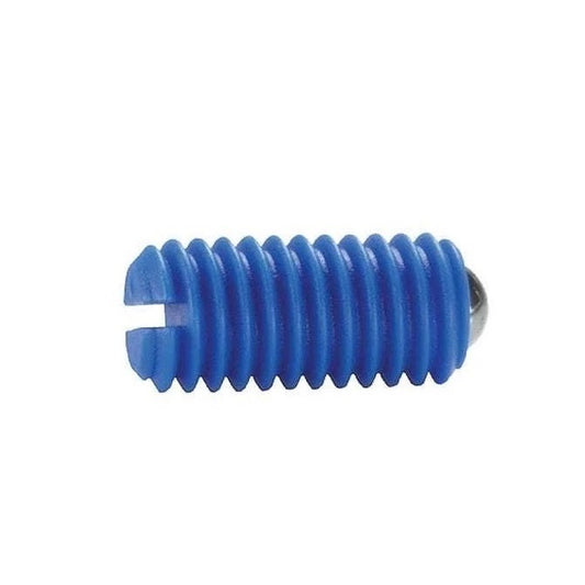 Ball Threaded Plungers - M6 - 6x1mm - 20 mm - 5 N Acetal Body - Acetal with Stainless Ball