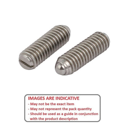 1103335 | PLBT-127C-191-S3-119 --- Ball Threaded Plungers - 1/2-13 UNC (12.7mm) x 19.1 mm x 59.4 N