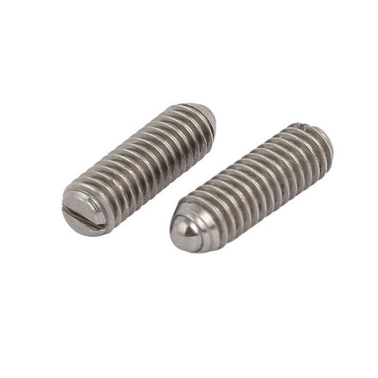 Ball Threaded Plungers - M3 - 3x0.5mm - 6 mm - 2 N Stainless Body - Stainless Steel 303 Similar to A2, 304, 18-8 