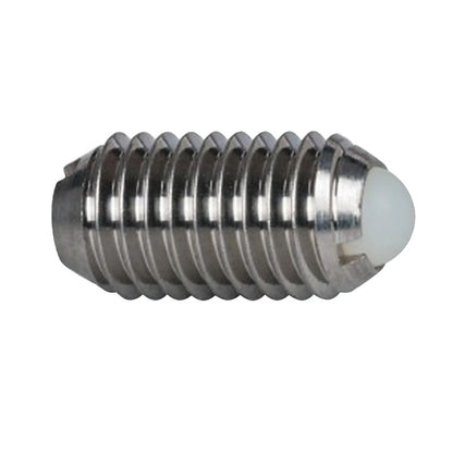 1054290 | PLST-042C-111-AS-007 (Each) --- Spring Plungers - 8-32 UNC - 4.17mm - 11.1 mm - 2.2 N No Handle - Stainless Steel Body with Acetal Plunger