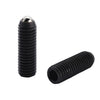 Ball Threaded Plungers - M8 - 8x1.25mm - 16 mm - 4 N Steel Body - Stainless Steel 303/304 Similar to A2, 18-8 HRB80