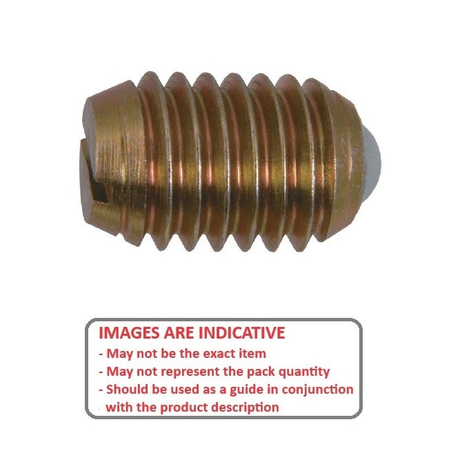 1057179 | PLBT-042F-087-CN-006 --- Ball Threaded Plungers - 8-36 UNF (4.17mm) x 8.7 mm x 2.2 N