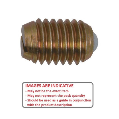 1078608 | PLBT-079C-147-CN-020 --- Ball Threaded Plungers - 5/16-18 UNC (7.94mm) x 14.7 mm x 8.9 N