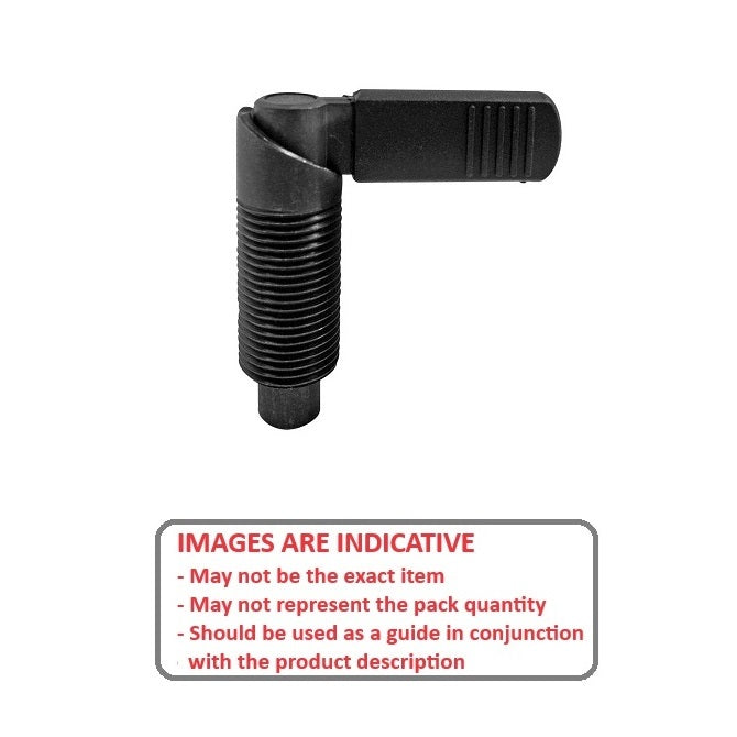1233196 | PLIT-080-200-150-69-CA (Each) --- Indexing Cam Action Plungers - M20 Extra Fine - 20x1.5mm - 20.07x36.1 mm Without Hex Nut - Steel Plunger