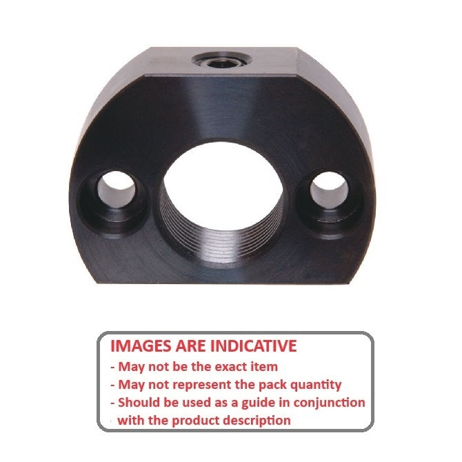 1036120 | WCP-40RS (Each) --- Indexing Cam Action Mounting Blocks Plungers - Hole Parallel Hole 33x46 mm - Steel Plunger