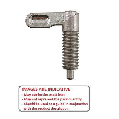 1114931 | PLIT-100-160-200-16-G-S3 (Each) --- Indexing Plungers - M16 - 16x2mm - 32 mm - 1 N Grip - Stainless Steel Plunger