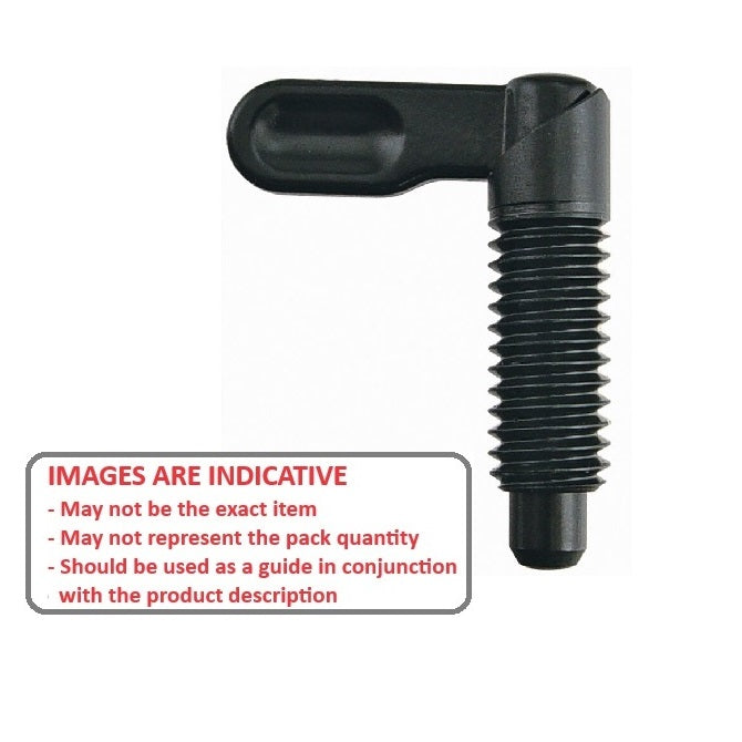 1104068 | PLIT-080-127F-16-G-C (Each) --- Indexing Plungers - 1/2-20 UNF - 12.7mm - 25 mm - 0.8 N Grip - Steel Plunger