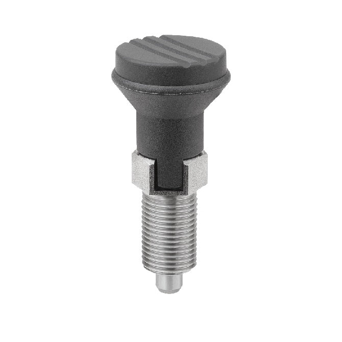 1087778 | PLIT-050-095F-47-LK-C (Each) --- Indexing Plungers - 3/8-24 UNF - 9.53mm - 17 mm - 0.5 N Locking - Steel Plunger