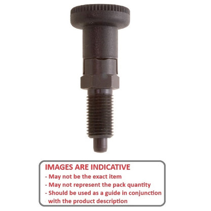 1097549 | PLIT-060-120-150-25-LSH-S3 (Each) --- Indexing Plungers - M12x1.5 - Fine - 17 mm - 0.5 N Locking - Stainless Steel Plunger