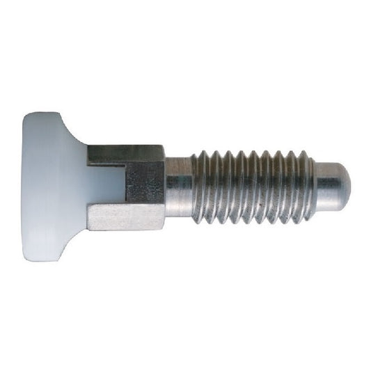 Spring Plungers - M10 - 10x1.5mm - 20 mm - 1 N Acetal Handle - Stainless Steel