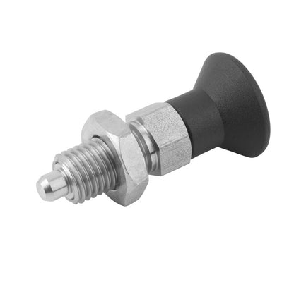 1124883 | PLIT-100-200-150-74-KPN-S3 (Each) --- Indexing Pull Knob Plungers - M20 Extra Fine - 20x1.5mm - 74 mm - 6.8 N Stainless and Plastic - Stainless Steel 303 Similar to A2, 304, 18-8 Plunger