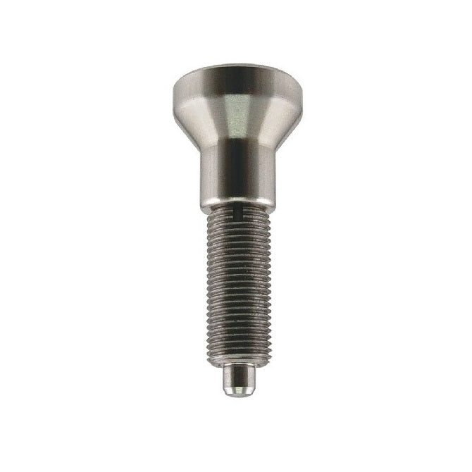Indexing Pull Knob Plungers - M12x1.5 - Fine - 59 mm - 2.7 N No Collar - Stainless Steel 303 Similar to A2, 304, 18-8 
