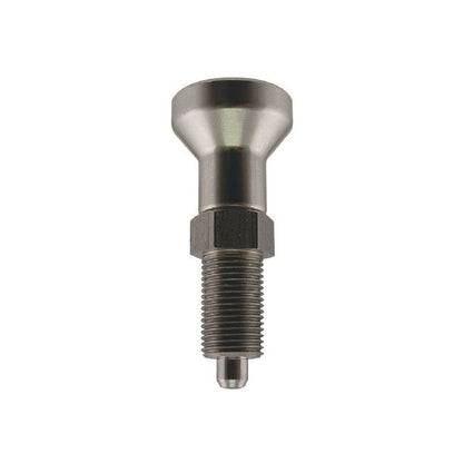 Indexing Pull Knob Plungers - M12x1.5 - Fine - 59 mm - 2.7 N  - Stainless Steel 303 Similar to A2, 304, 18-8 